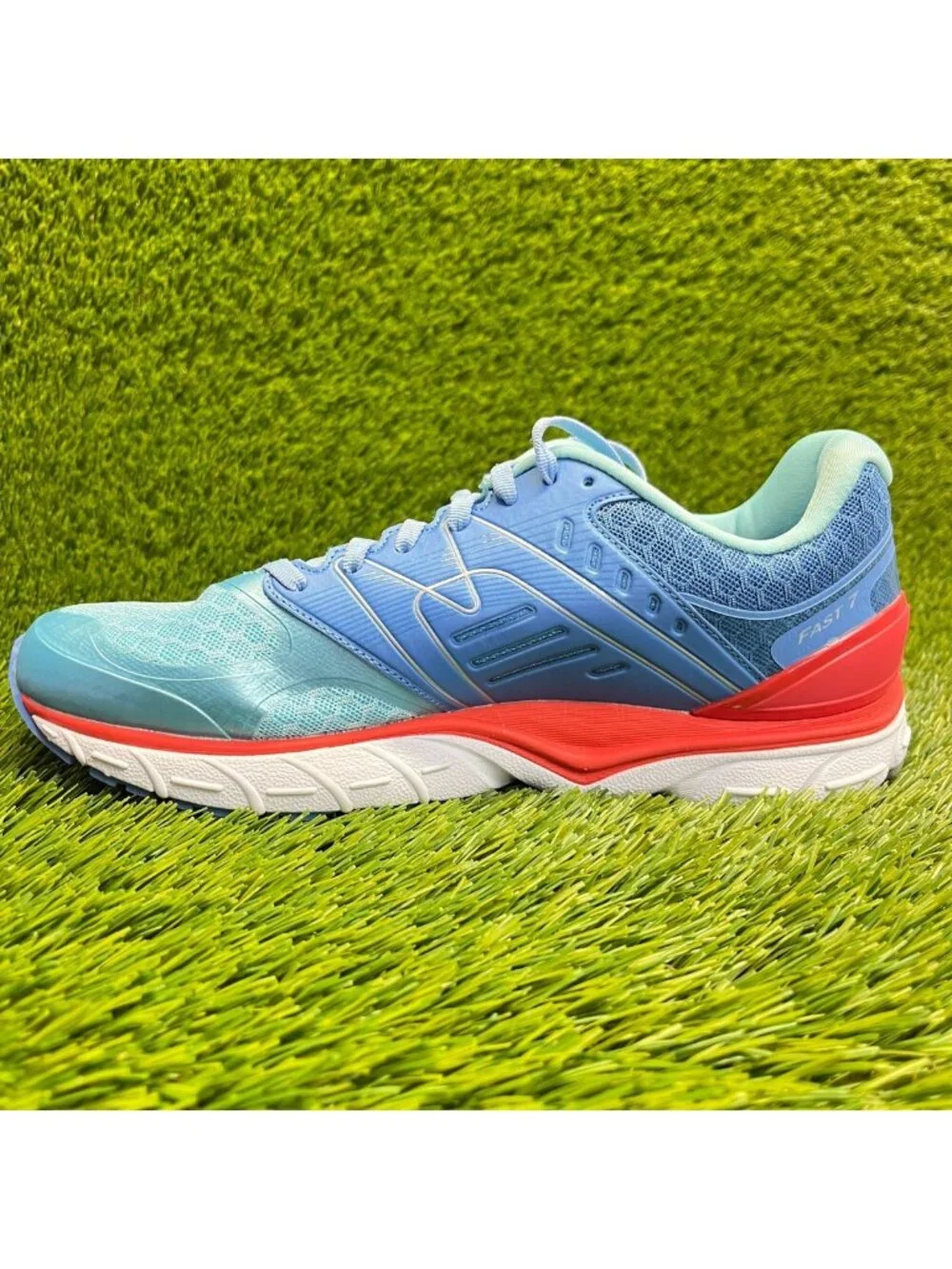 Karhu Fast 7 MRE Womens Size 9 Silver Lake Blue Athletic Running Shoes Sneakers